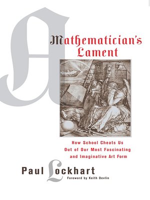 cover image of A Mathematician's Lament